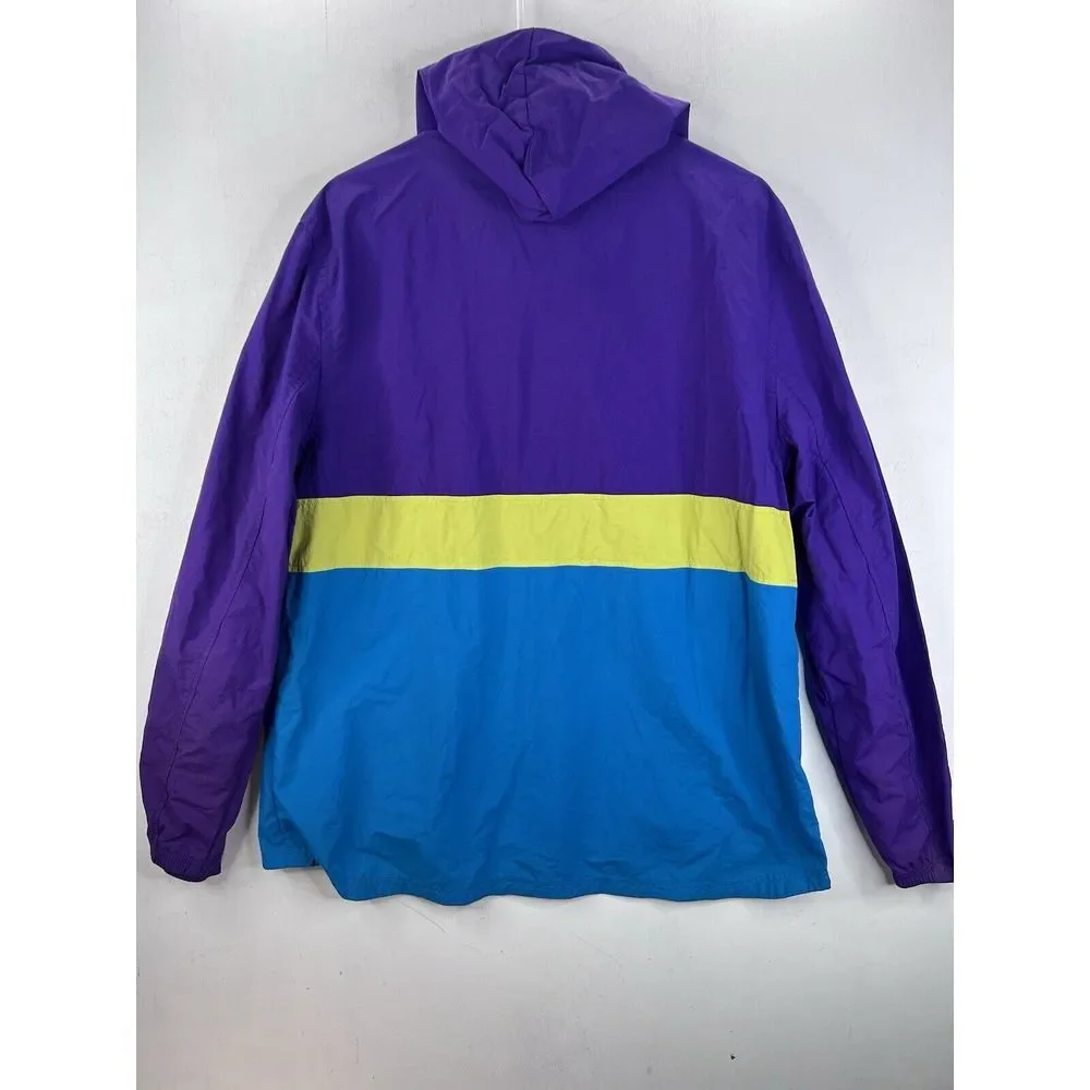 CPO Provisions 1/2 Zip‎ Multicolor Windbreaker Jacket Large Long Sleeve